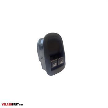 کلید شیشه بالابر جلو 206 تیپ 2 سوکت قدیم